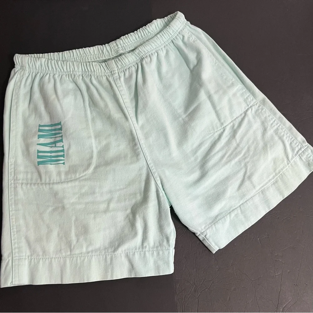 Gear For Sports Light Green Women’s Athletic Shorts Size L Elastic Waist USA